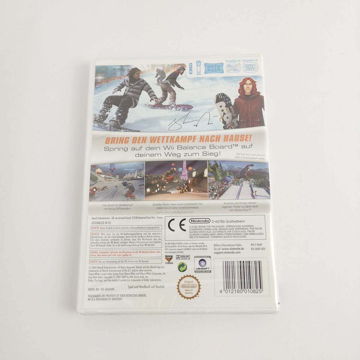 Nintendo Wii Spiel – Shaun White Snowboarding Neu OVP PAL
