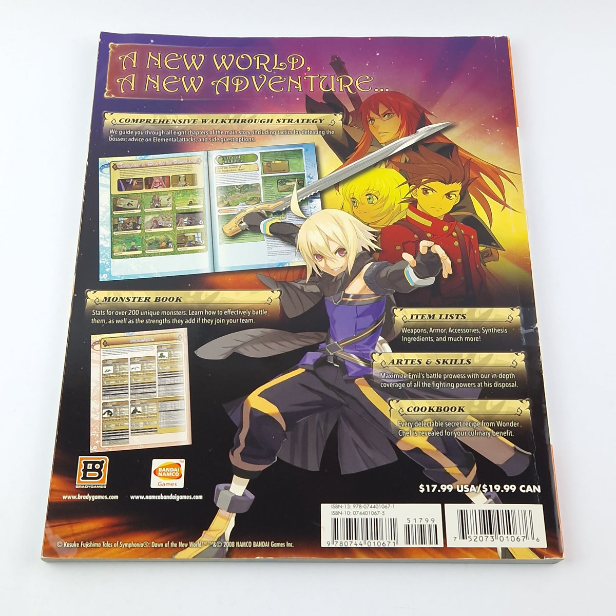 Nintendo Wii Spiel – Tales of Symphonia Dawn OVP Guide