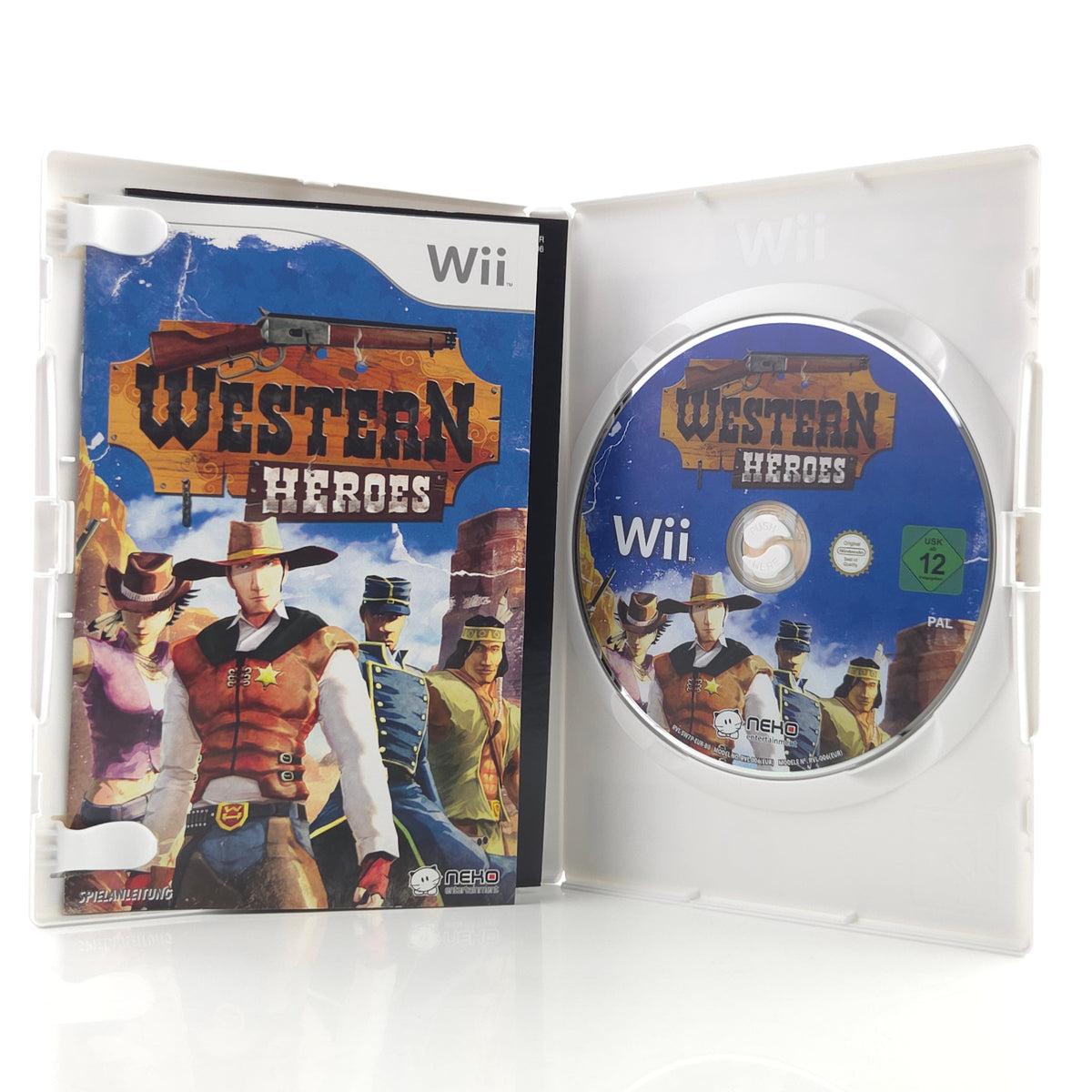 Nintendo Wii Spiel Western Heroes OVP PAL