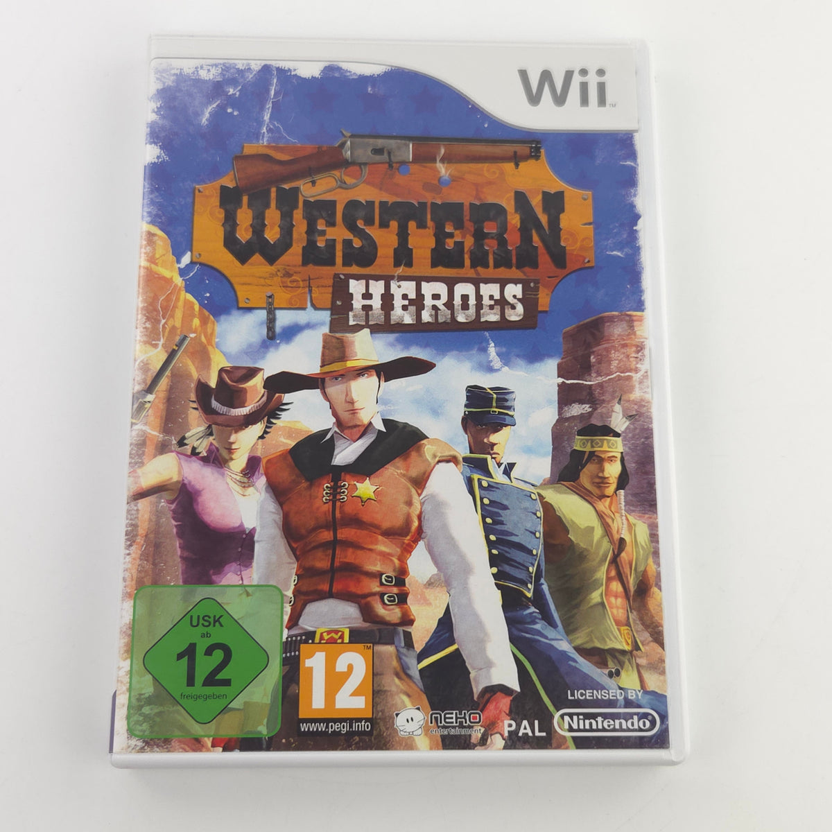 Nintendo Wii Spiel Western Heroes OVP PAL