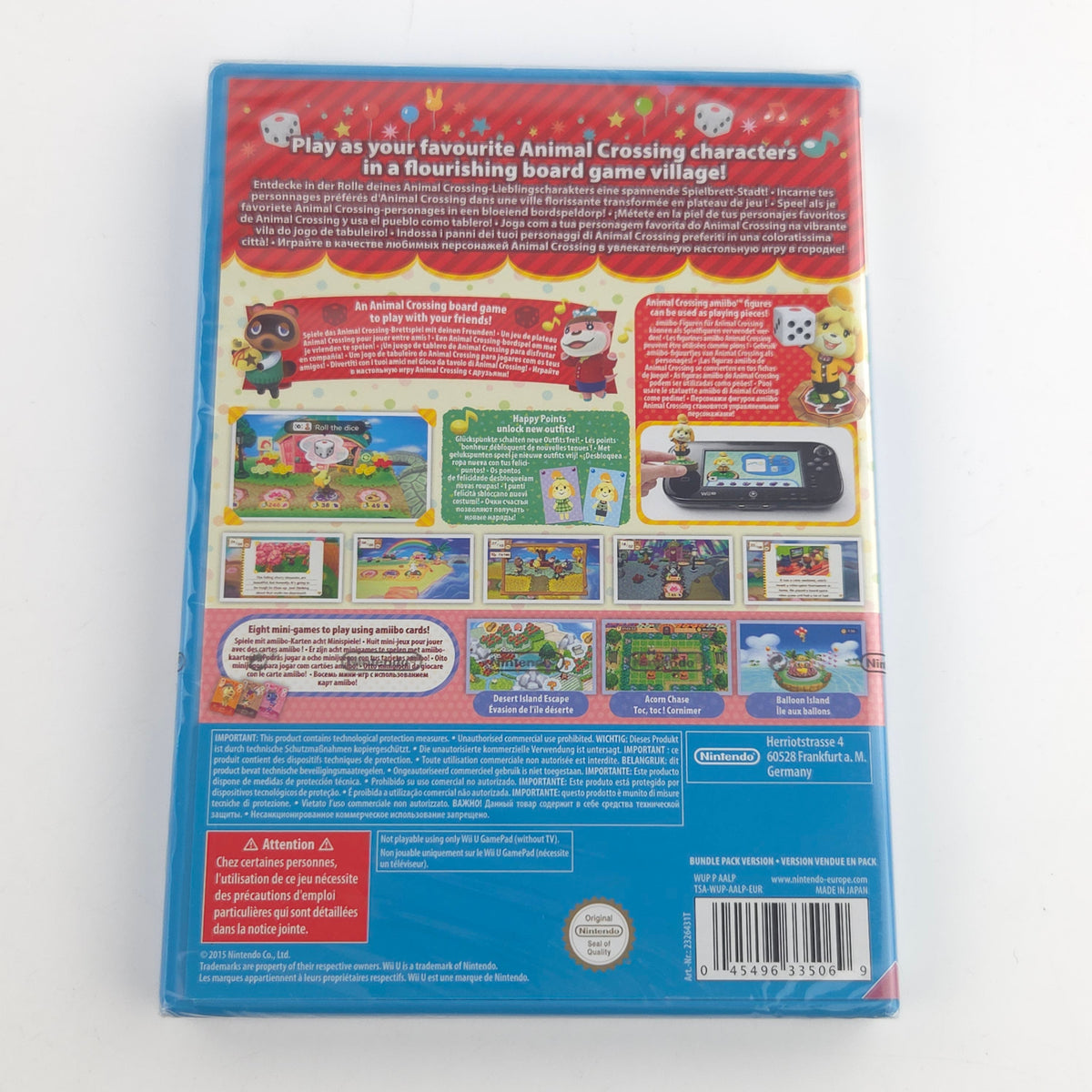 Nintendo Wii U Spiel Animal Crossing Amiibo Festival Neu