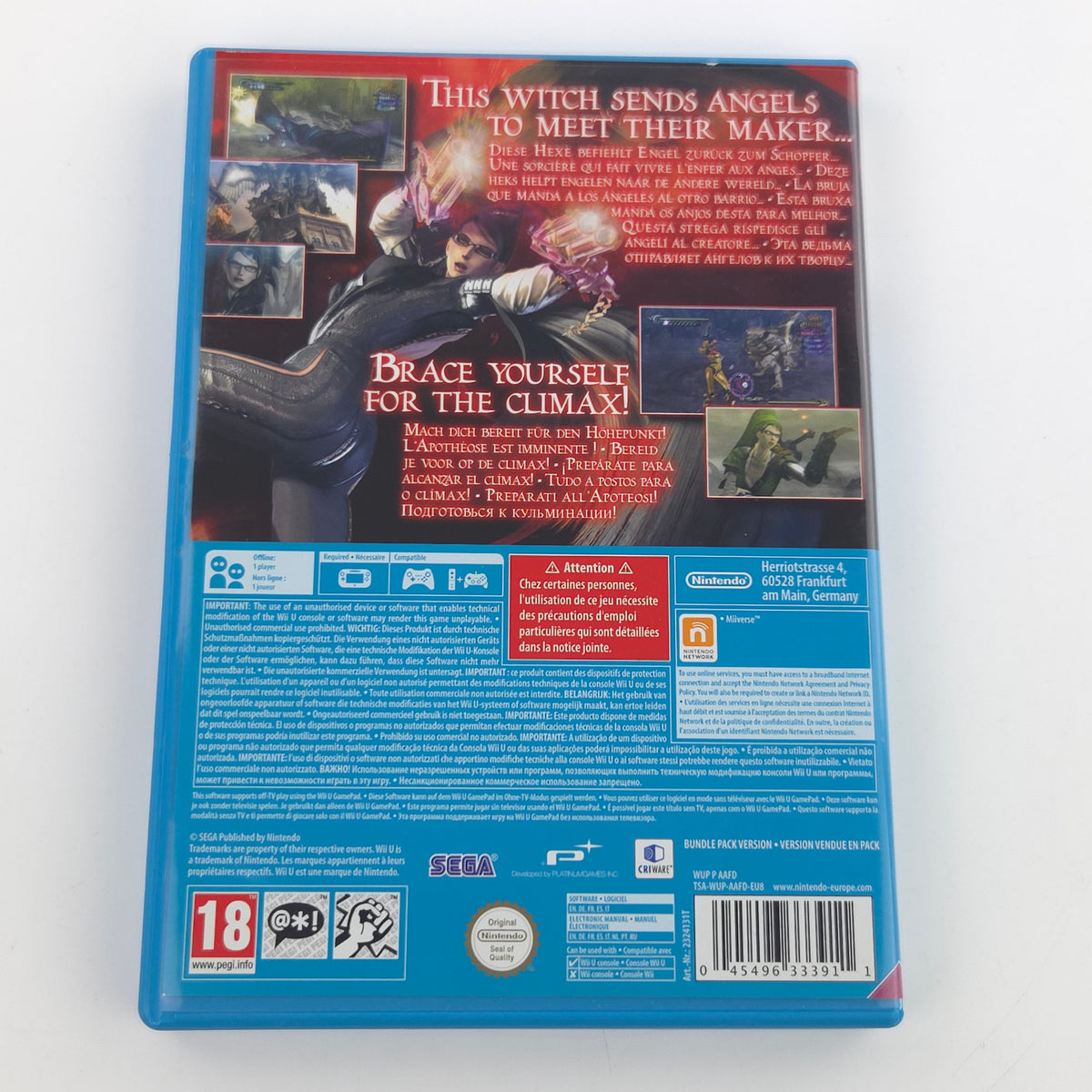 Nintendo Wii U Spiel Bayonetta OVP