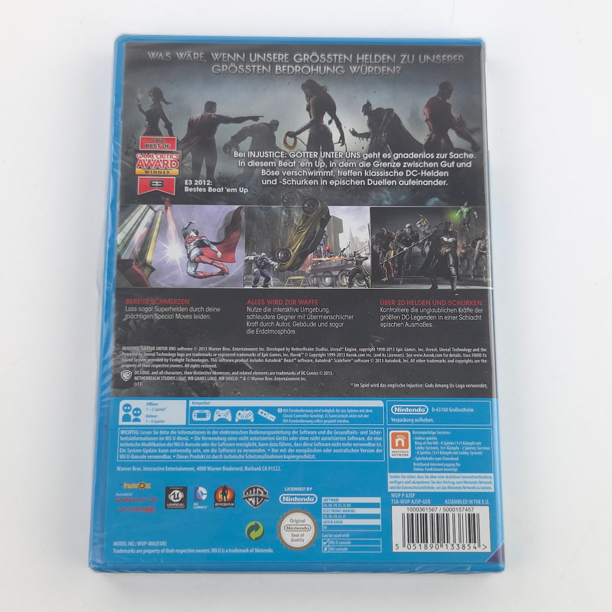 Nintendo Wii U Spiel: Injustice Götter unter Uns - NEU SEALED OVP (PAL DE)