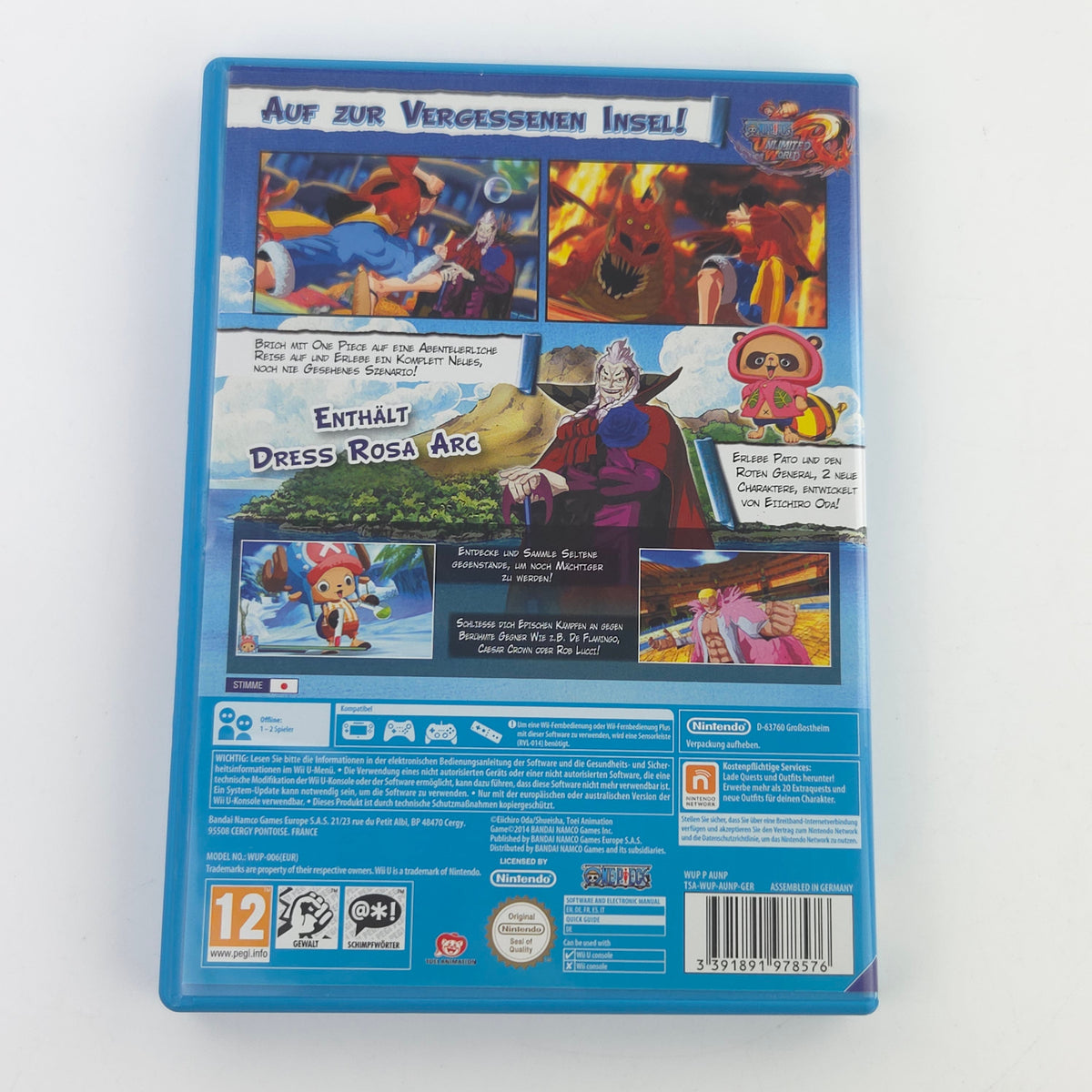 Nintendo Wii U Spiel One Piece Unlimited World Red OVP