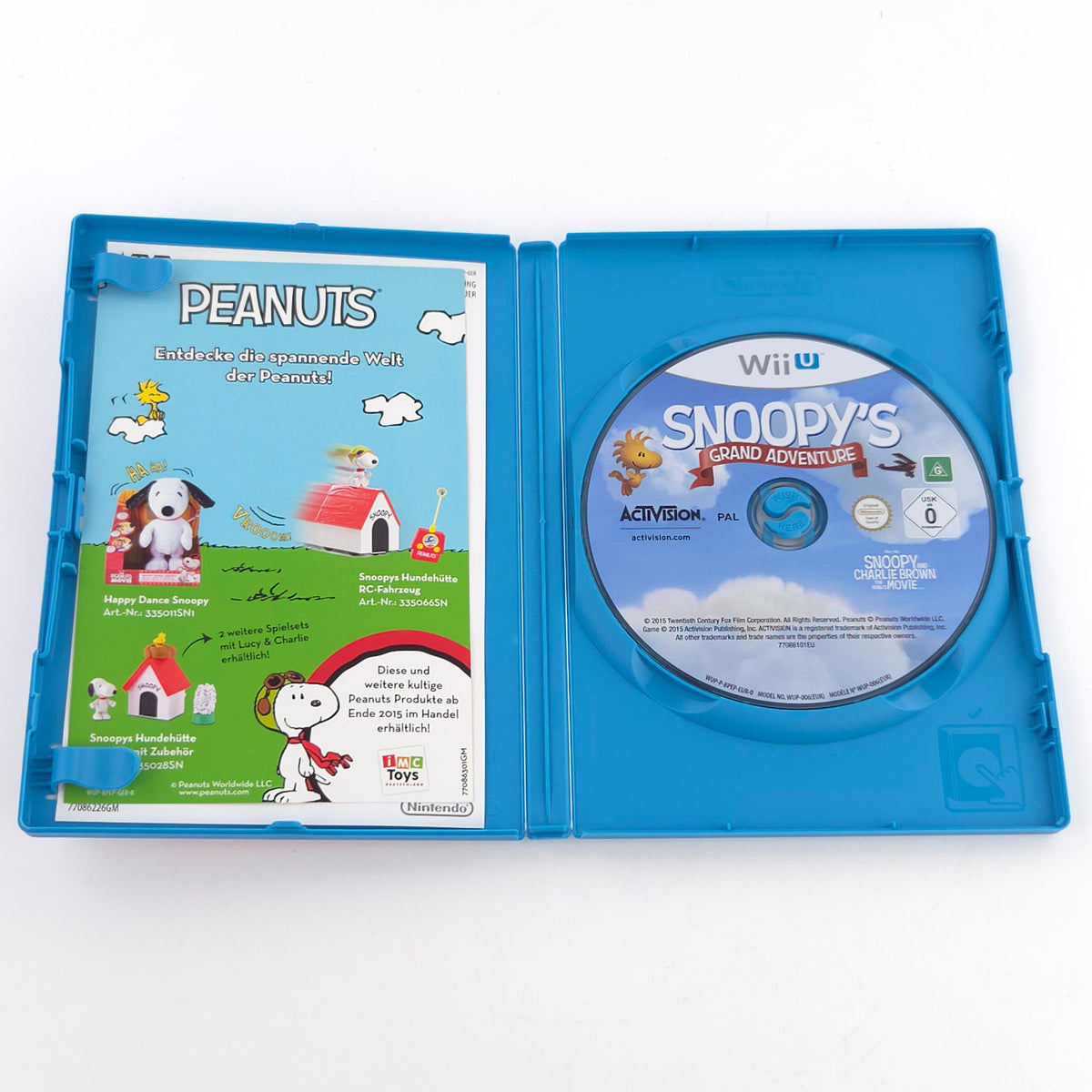 Nintendo Wii U Spiel Snoopys Große Abenteuer OVP