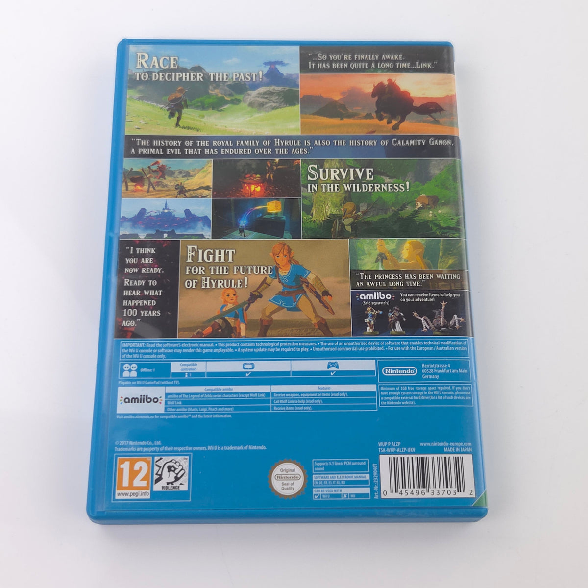 Nintendo Wii U Spiel – The Legend of Zelda Breath of the Wild OVP