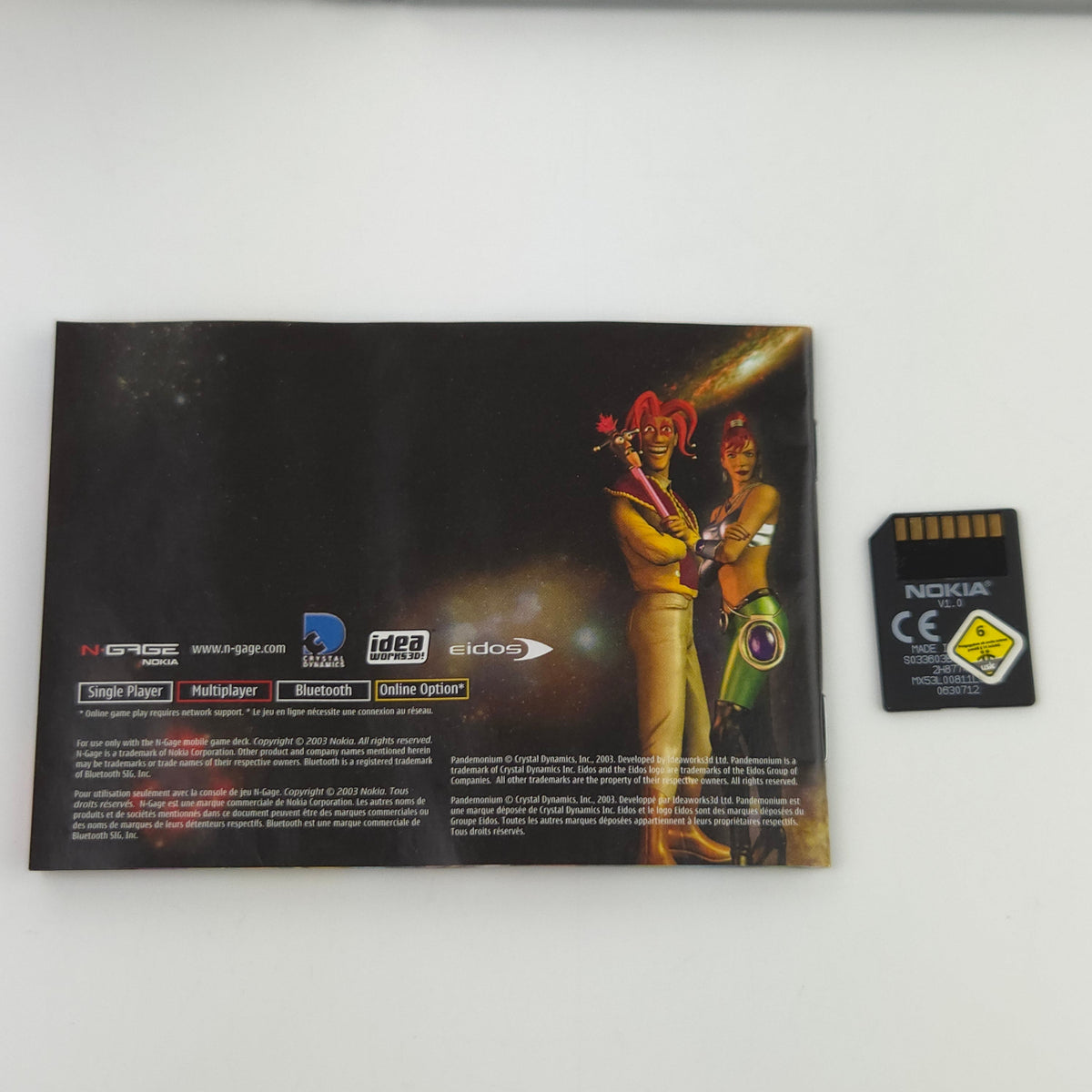 Nokia N Gage Spiel Pandemonium OVP DE PAL