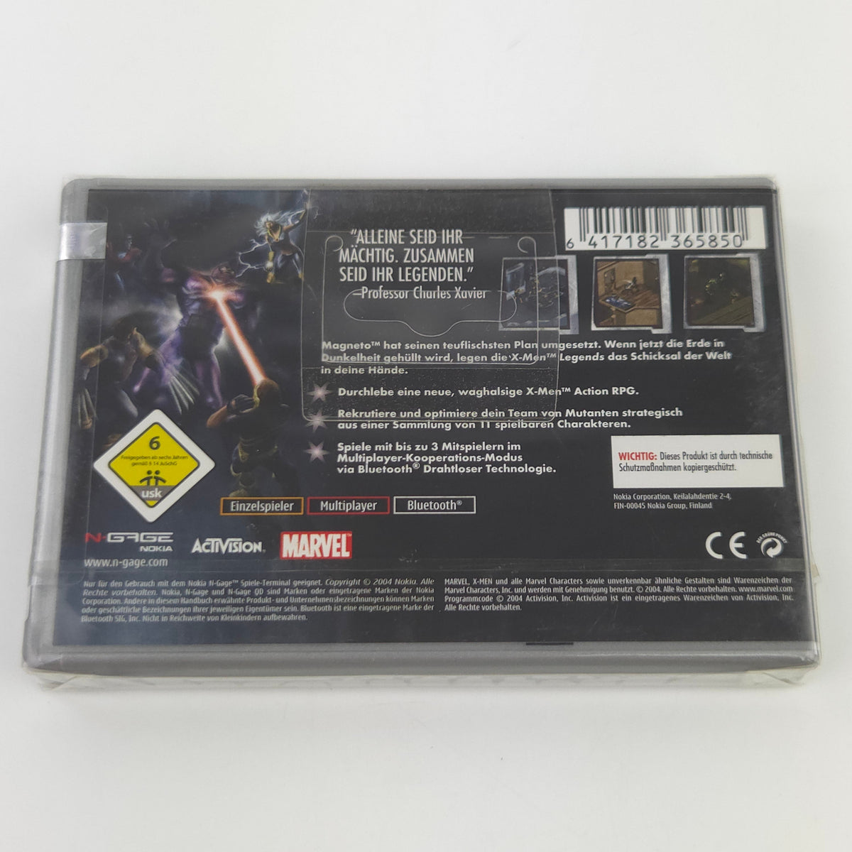 Nokia N-Gage Spiel X-Men Legends OVP Neu