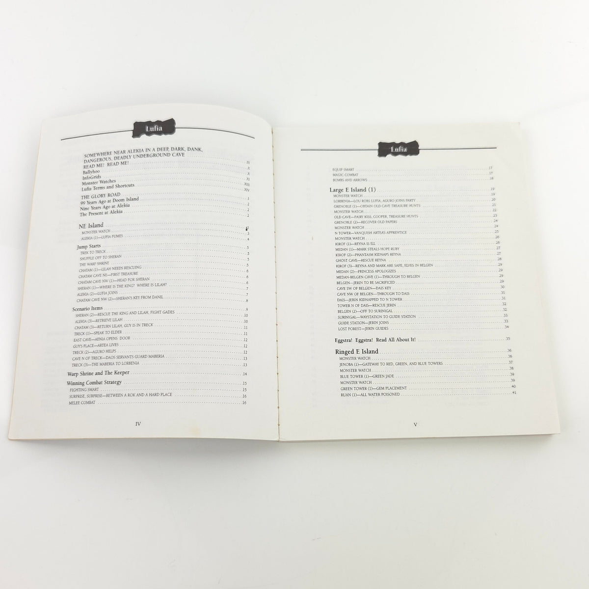 Super Nintendo Buch – Lufia The Fortress of Doom Guide Englisch