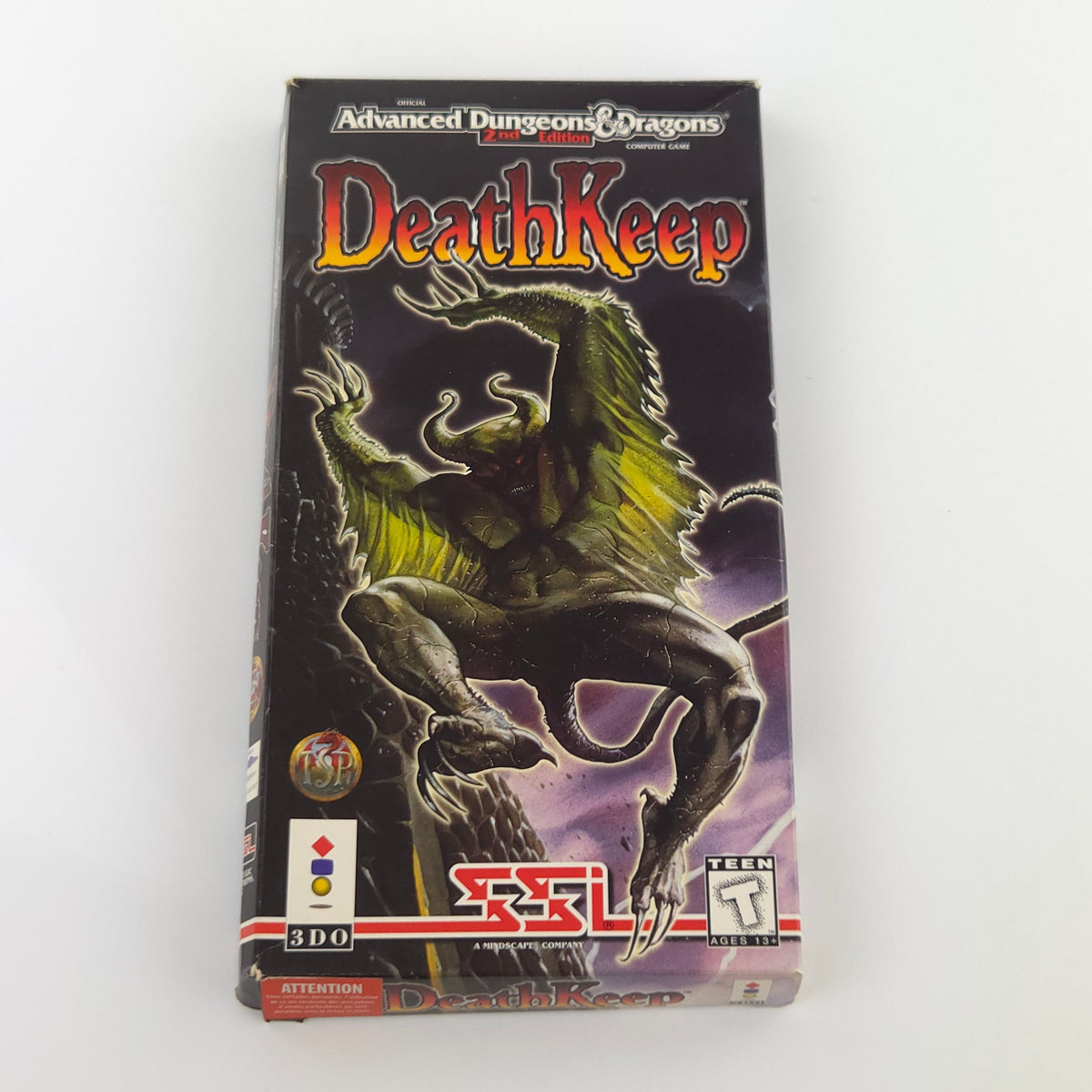 Panasonic 3DO Spiel Death Keep OVP CD NTSC Mindscape