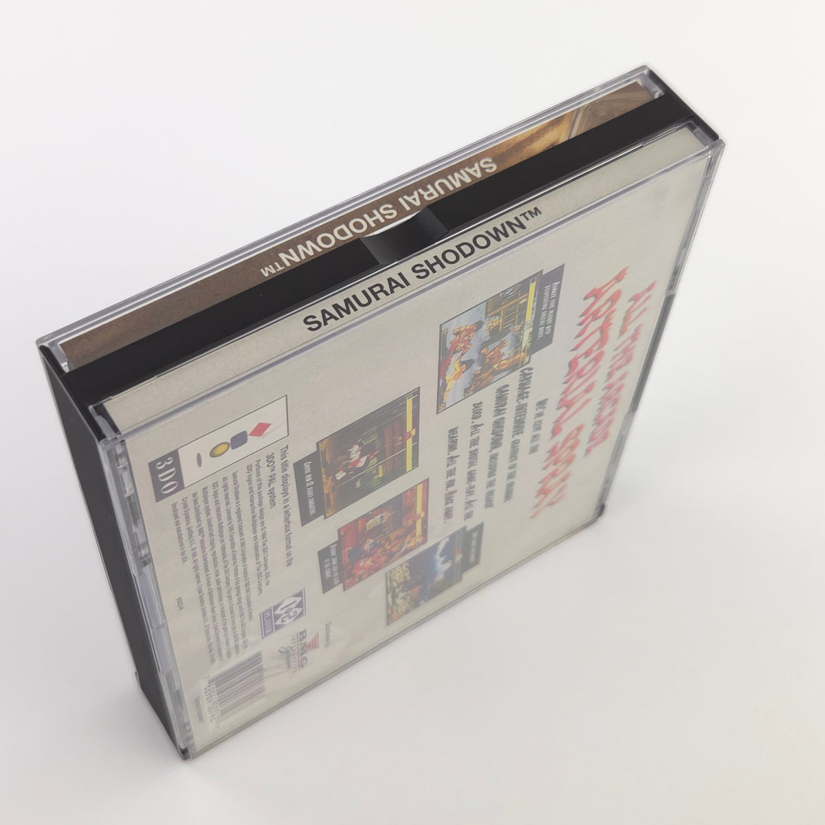 Panasonic 3DO Spiel Samurai Shodown OVP CD PAL Crystal