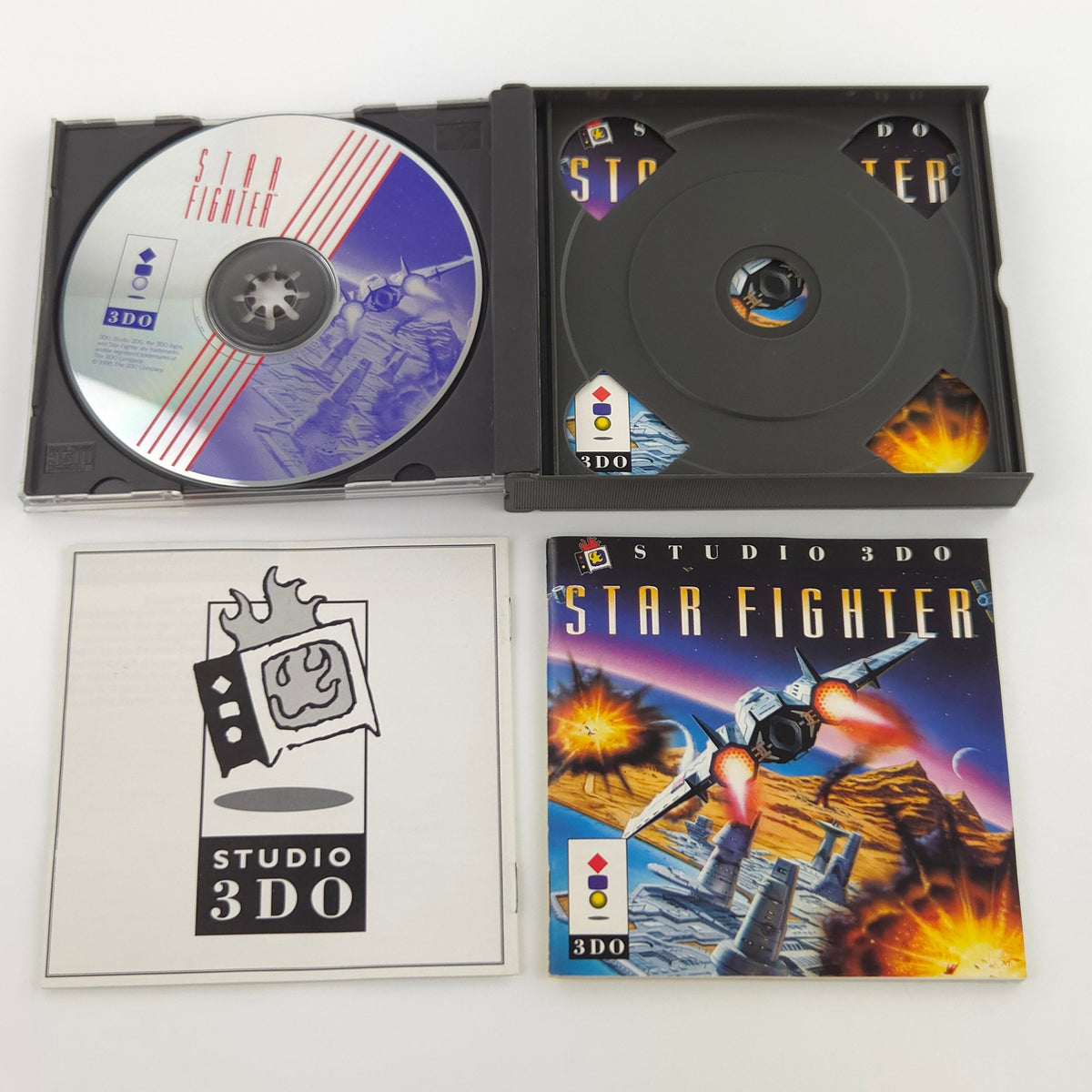 Panasonic 3DO Spiel Star Fighter OVP CD-ROM PAL