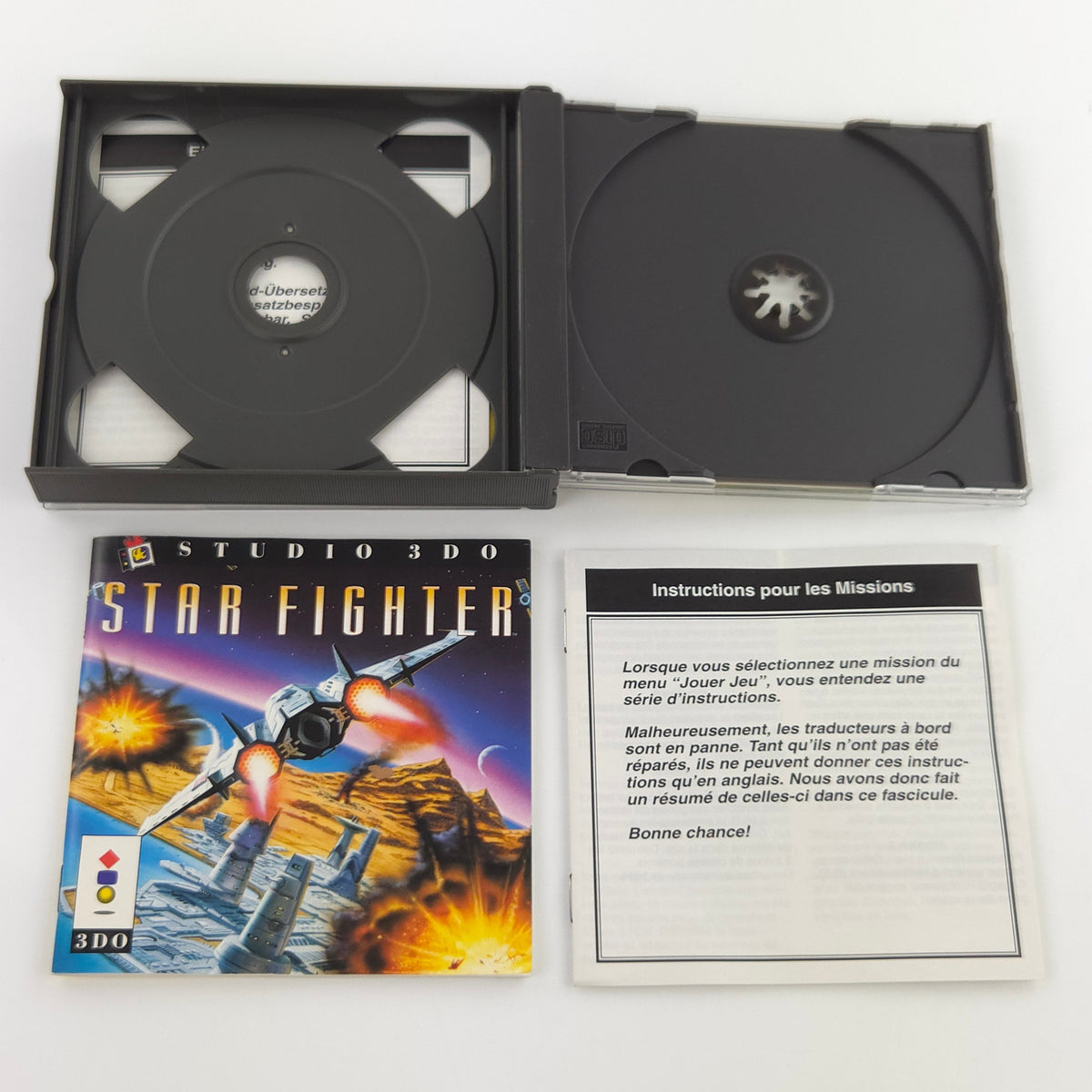 Panasonic 3DO Spiel Star Fighter OVP CD-ROM PAL
