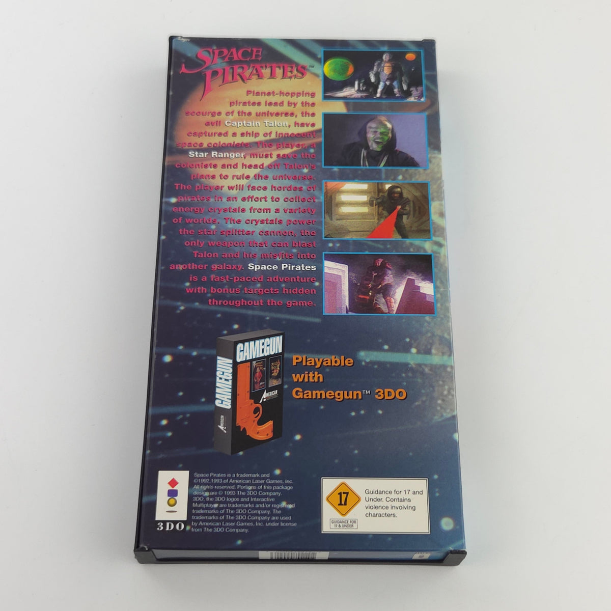 Panasonic 3DO Spiel Space Pirates OVP PAL