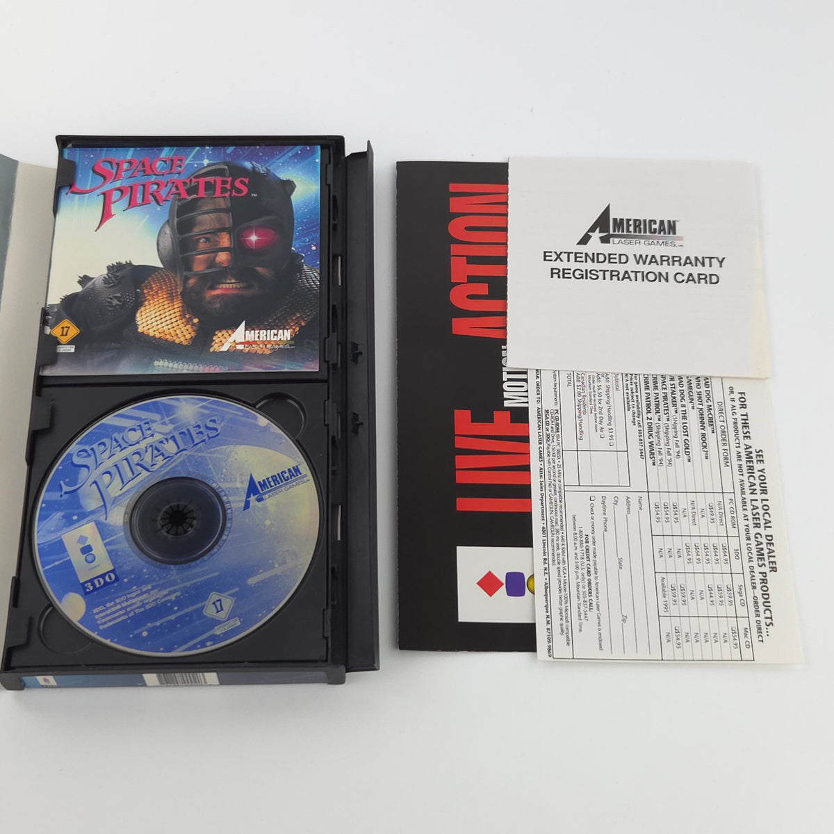 Panasonic 3DO Spiel Space Pirates OVP PAL