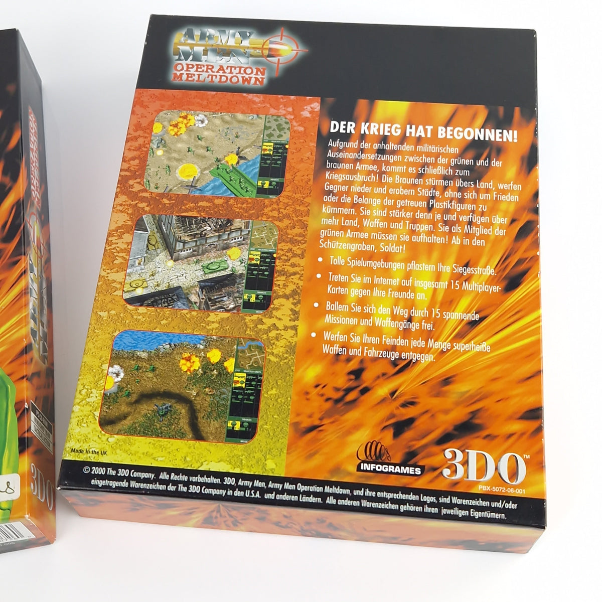 PC Spiel – Army Men Operation Meltdown Big Box OVP