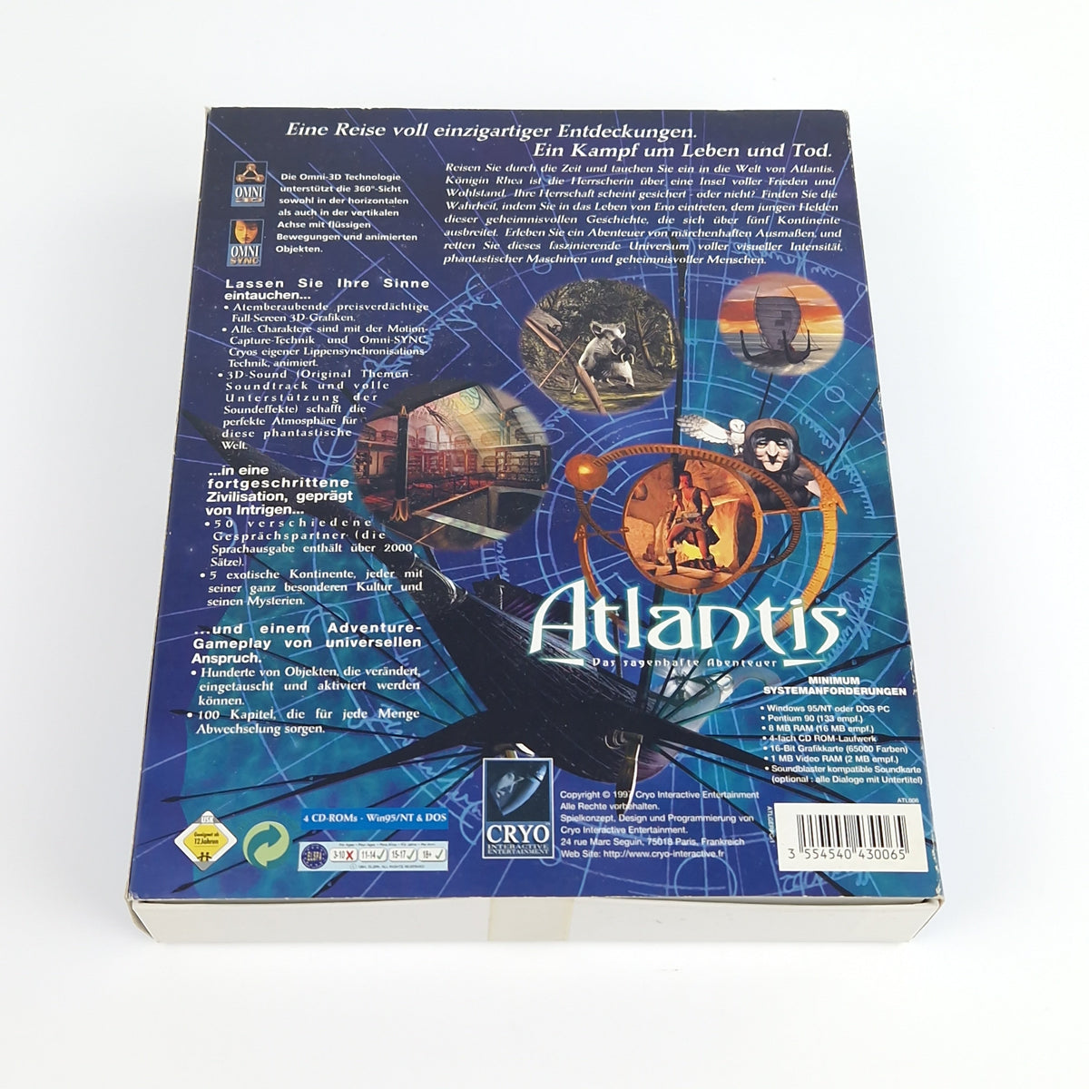 PC Spiel – Atlantis Das sagenhafte Abenteuer Big Box OVP