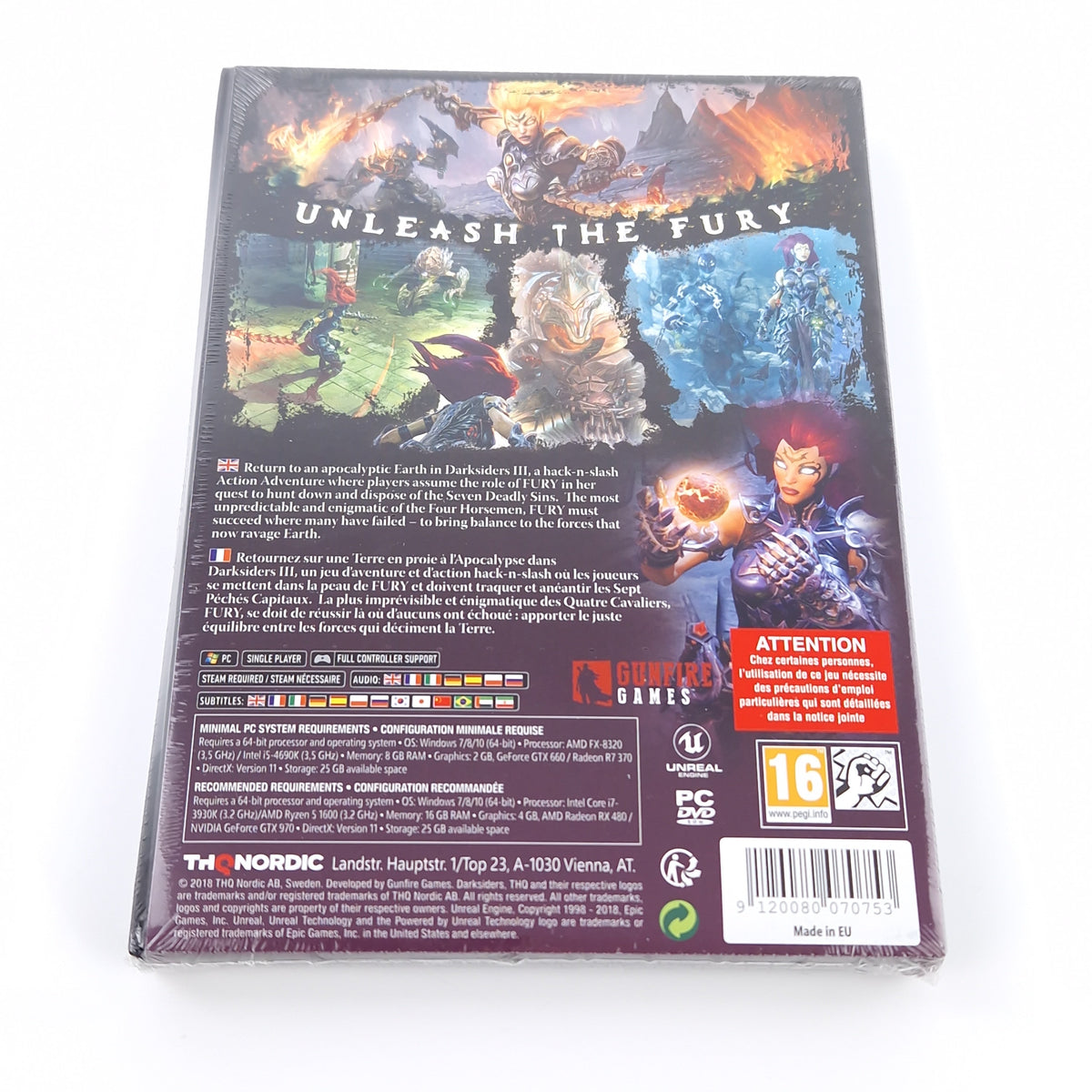 PC Spiel – Darksiders III Collectors Edition ohne Spiel