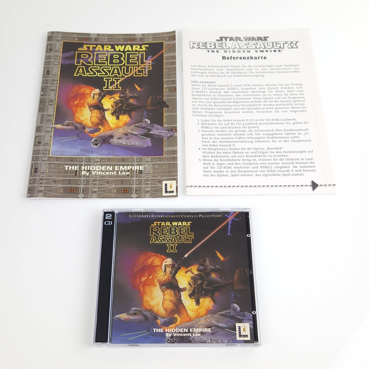 PC Spiel – Star Wars Rebel Assault I & II Big Box OVP PAL