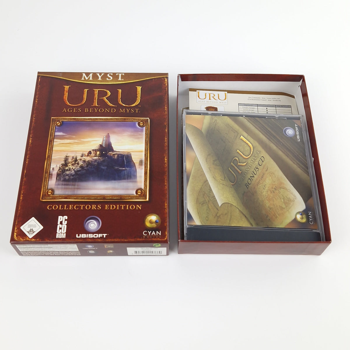 PC Spiel – URU Ages Beyond Myst Collectors Edition OVP