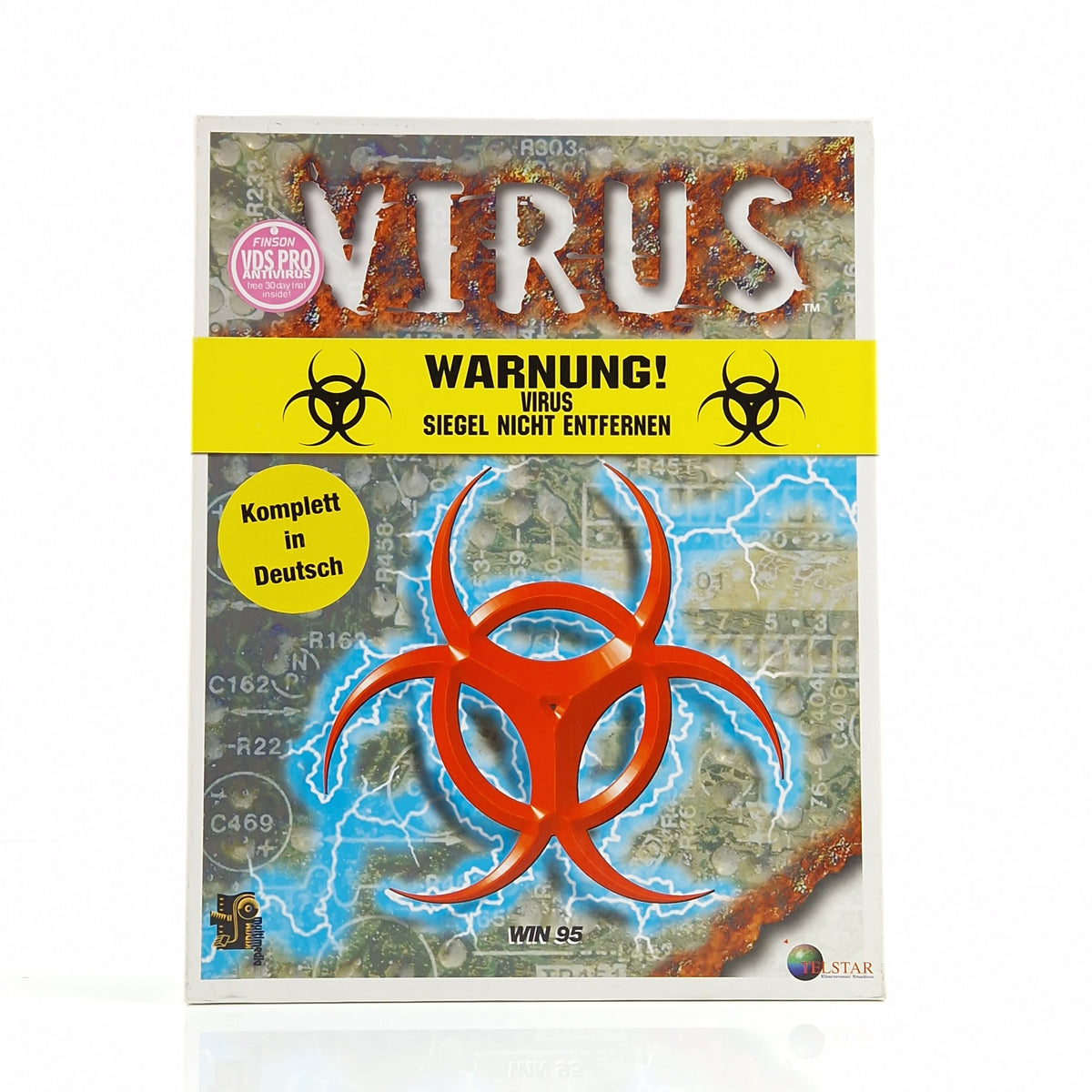 PC Spiel – Virus Warnung Siegel Big Box OVP CD-ROM