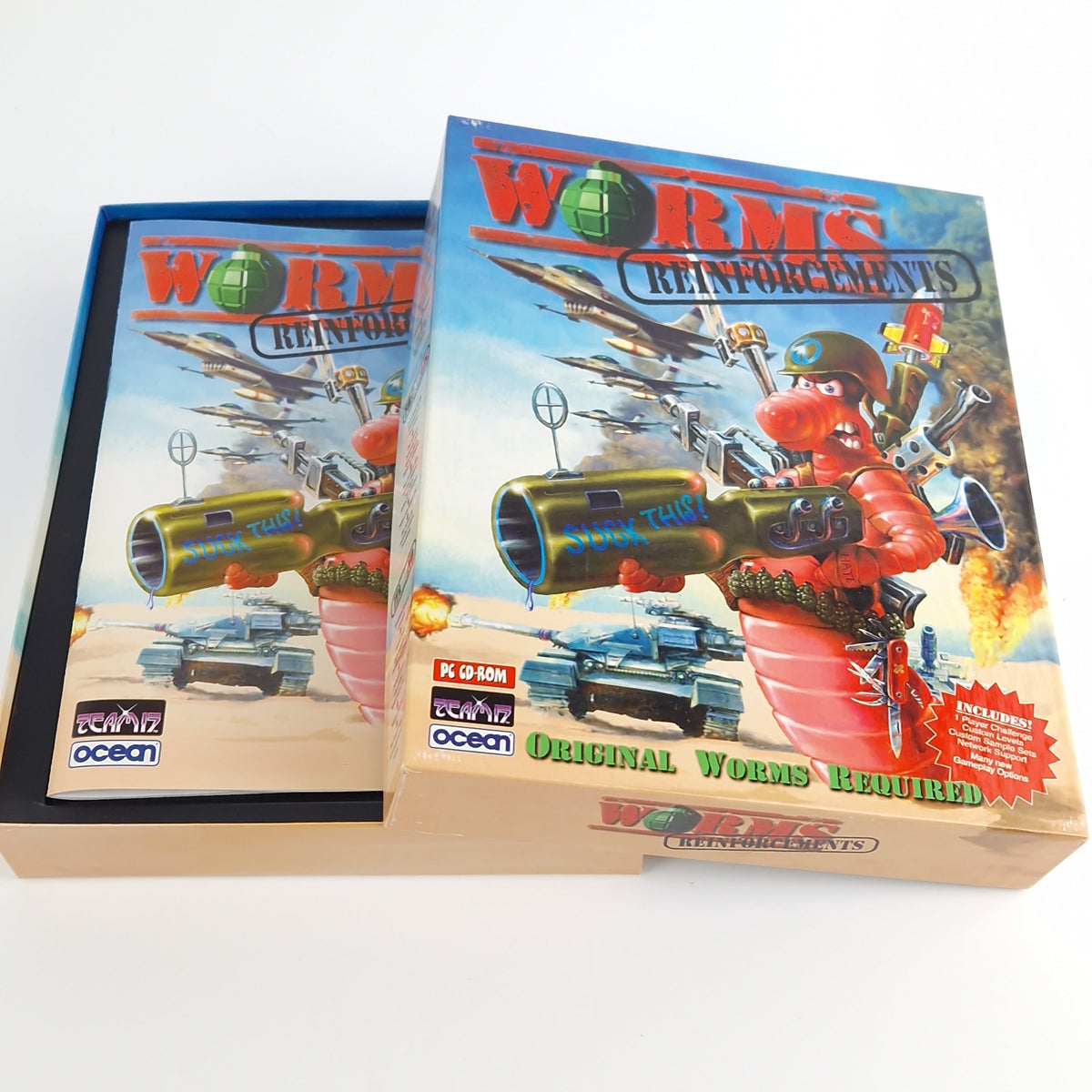 PC Spiel – Worms Reinforcements Big Box OVP PAL