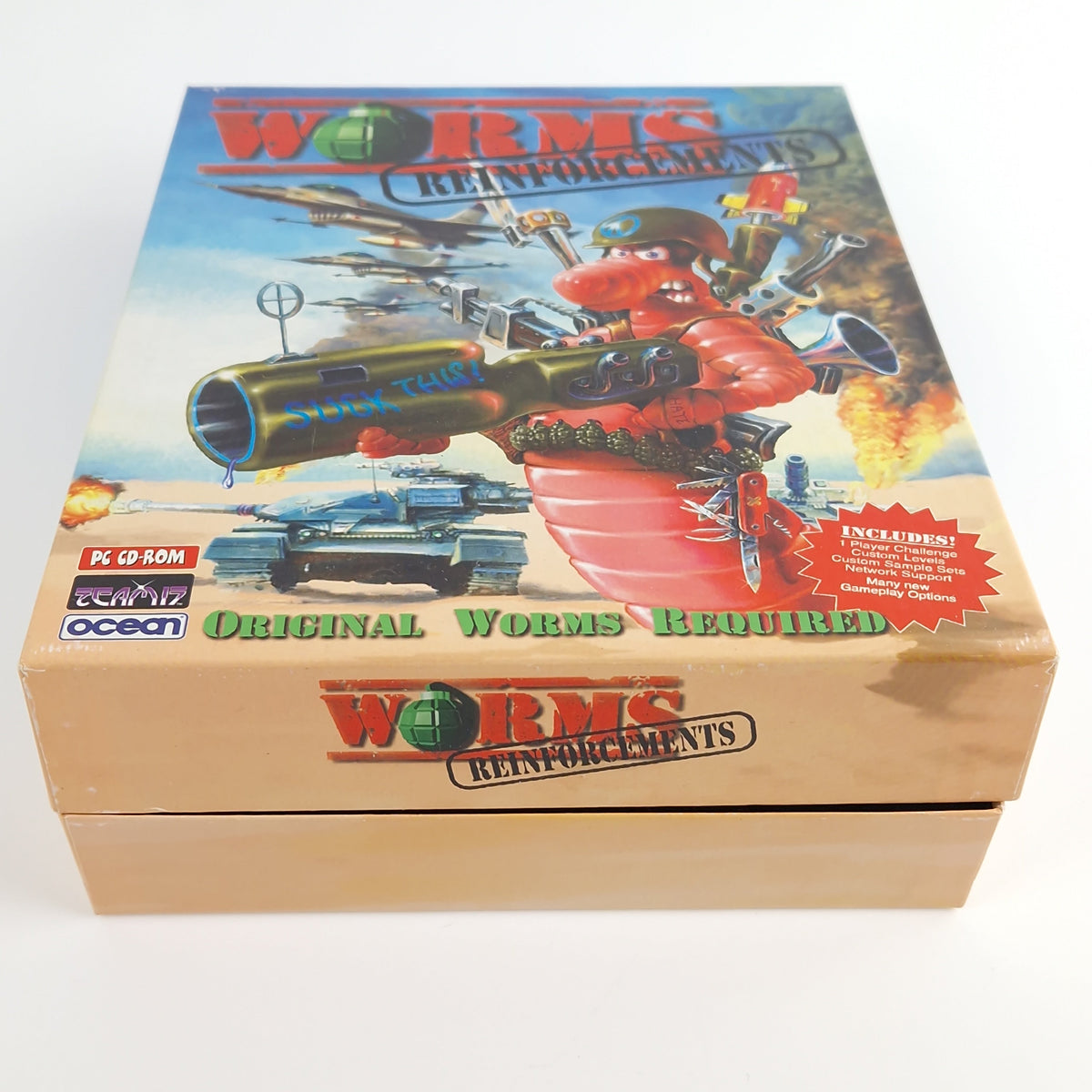 PC Spiel – Worms Reinforcements Big Box OVP PAL