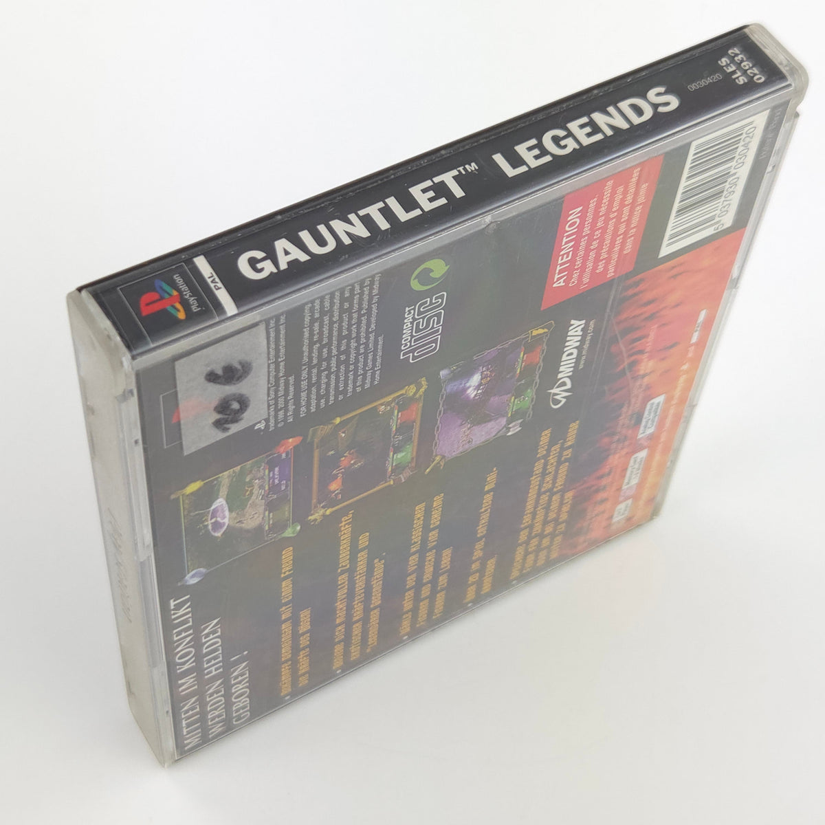 Playstation 1 Spiel Gauntlet Legends OVP ohne Anleitung
