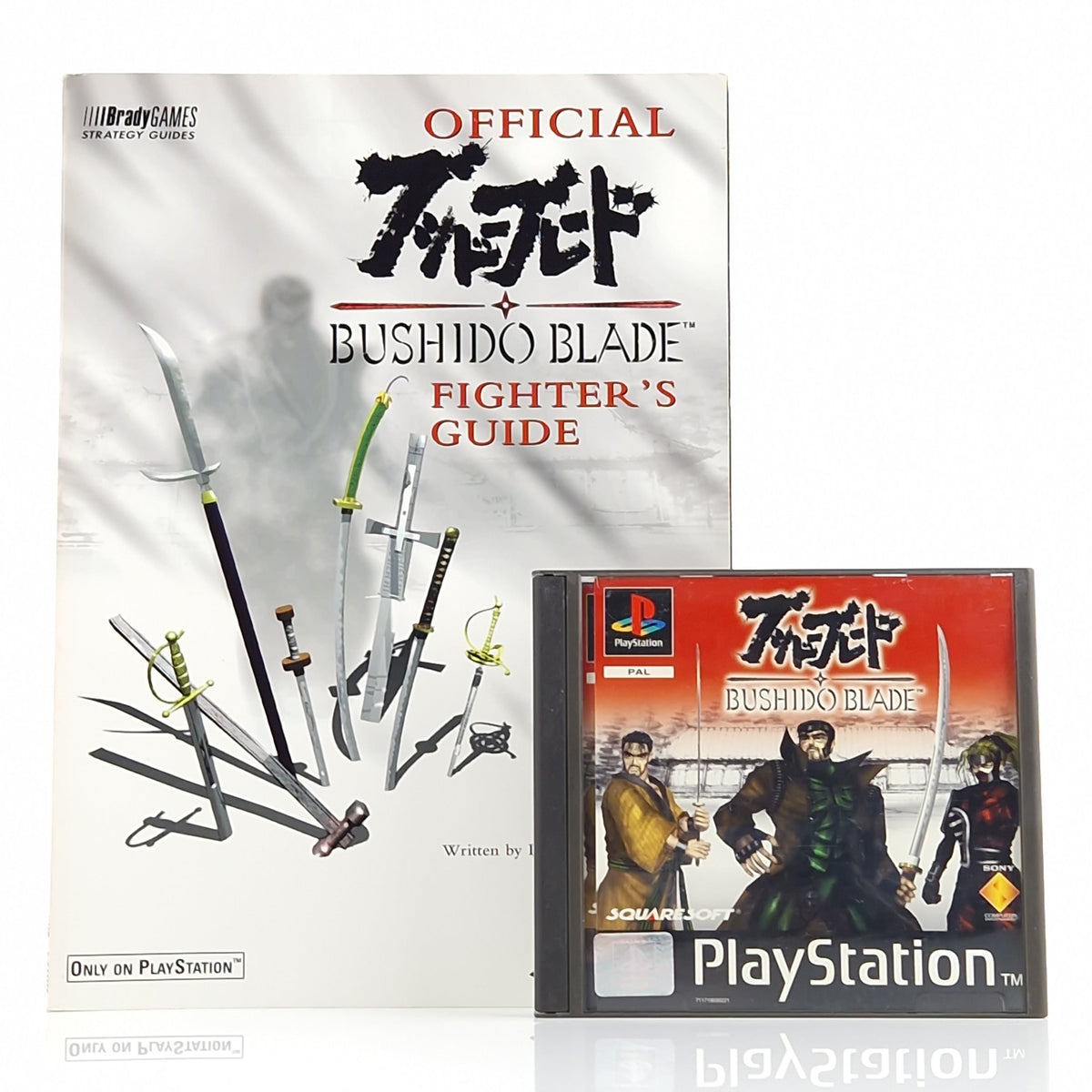 Playstation 1 Spiel – Bushido Blade mit Fighters Guide PS1