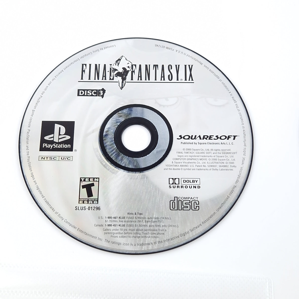 PlayStation 1 Spiel – Final Fantasy IX (NTSC-U/C)