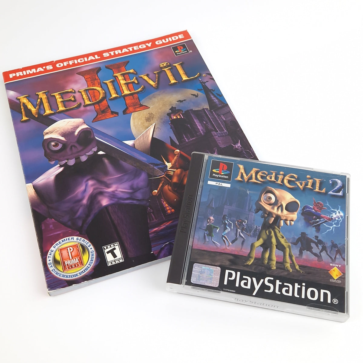 Playstation 1 Spiel – Medievil 2 mit Spieleberater PS1