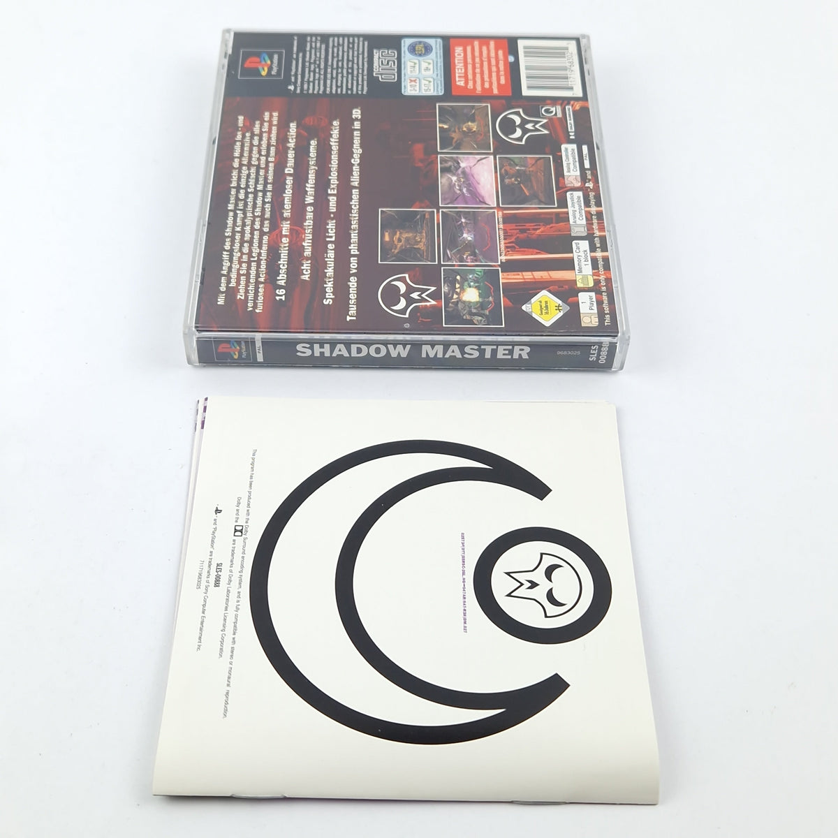 Playstation 1 Spiel – Shadowmaster OVP Anleitung CD PAL