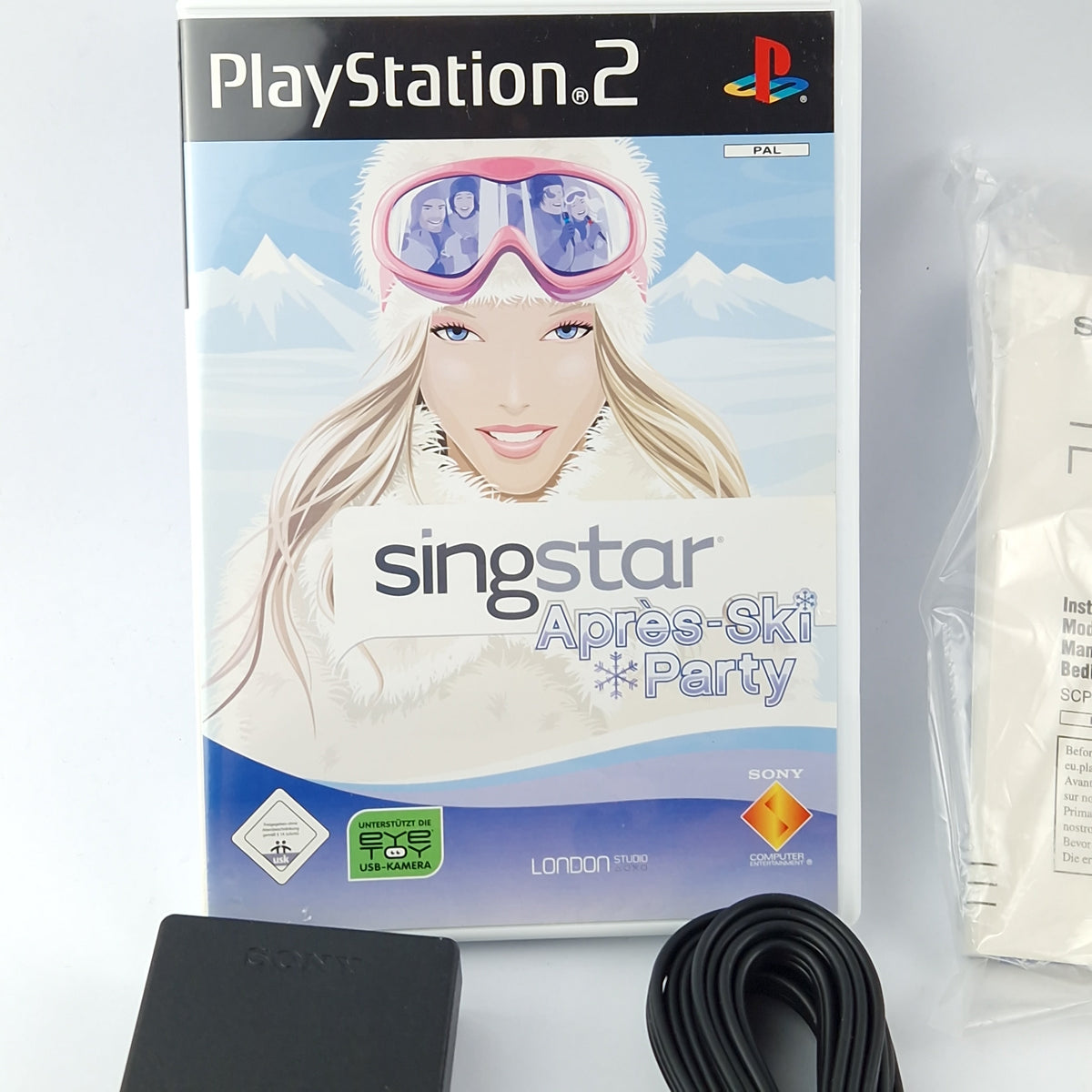 Playstation 2 Konsole – Singstar Apres Ski Party Bundle OVP