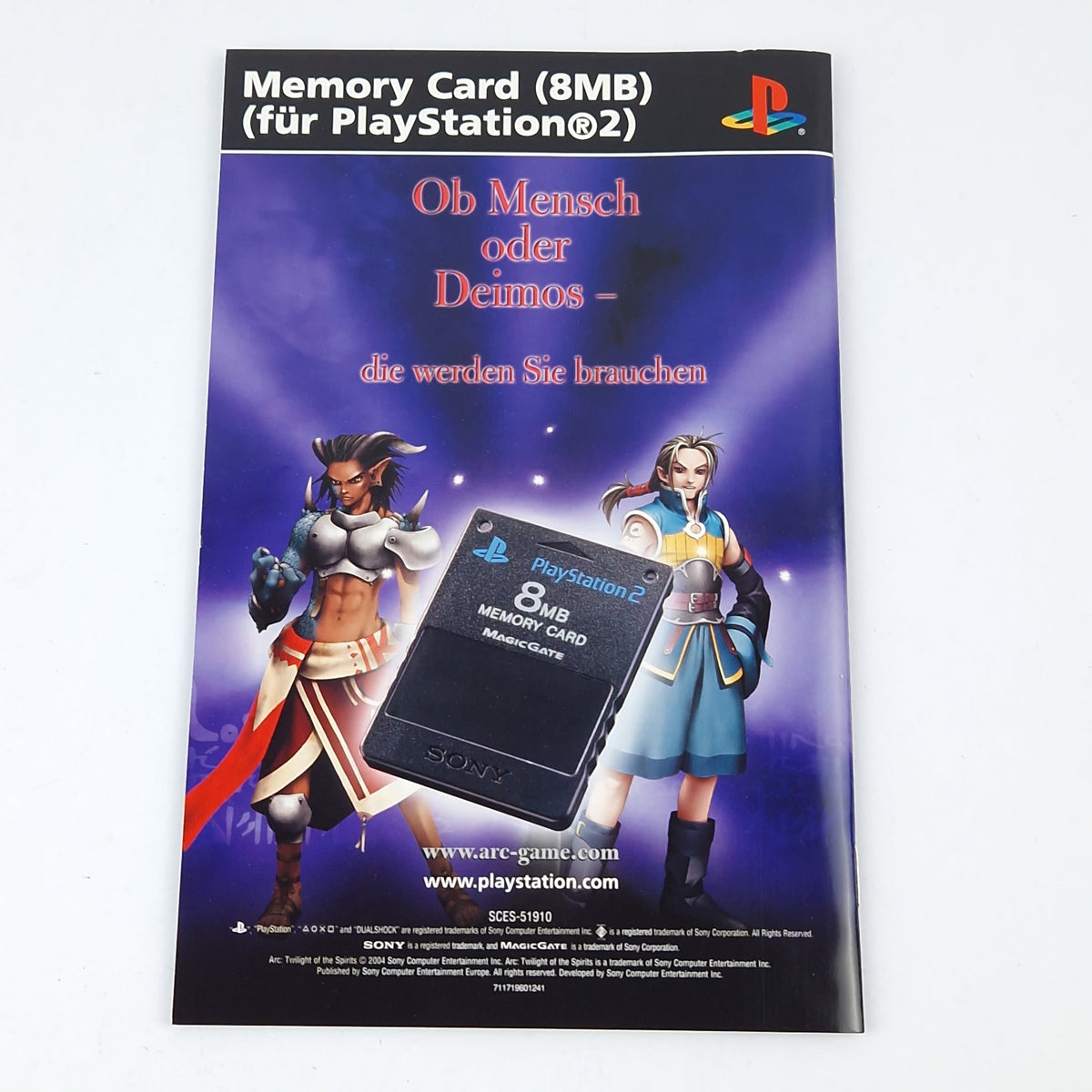 Playstation 2 Spiel – Arc Twilight of the Spirits (OVP)