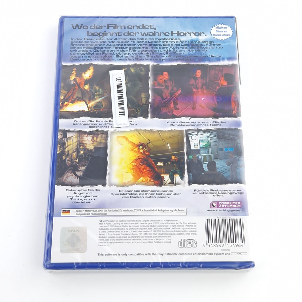 Playstation 2 Spiel – Das Ding aus einer anderen Welt NEU