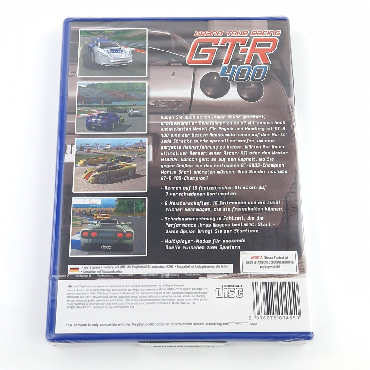 Playstation 2 Spiel – Grand Tour Racing GT-R 400 Neu