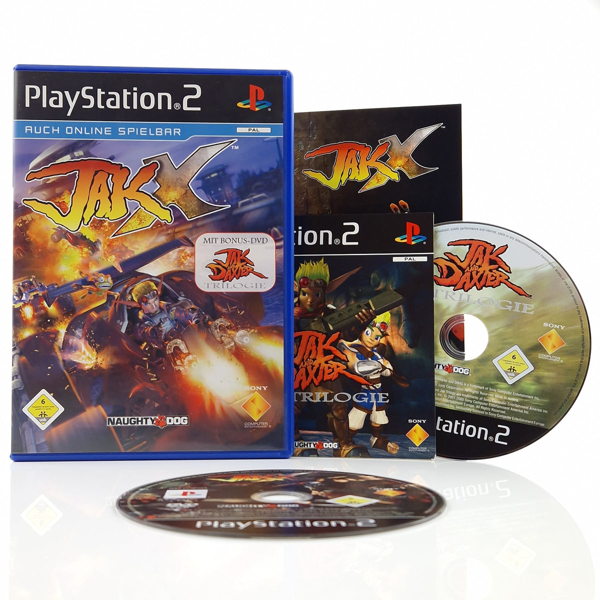 Playstation 2 Spiel – Jak and Daxter Trilogie OVP PAL
