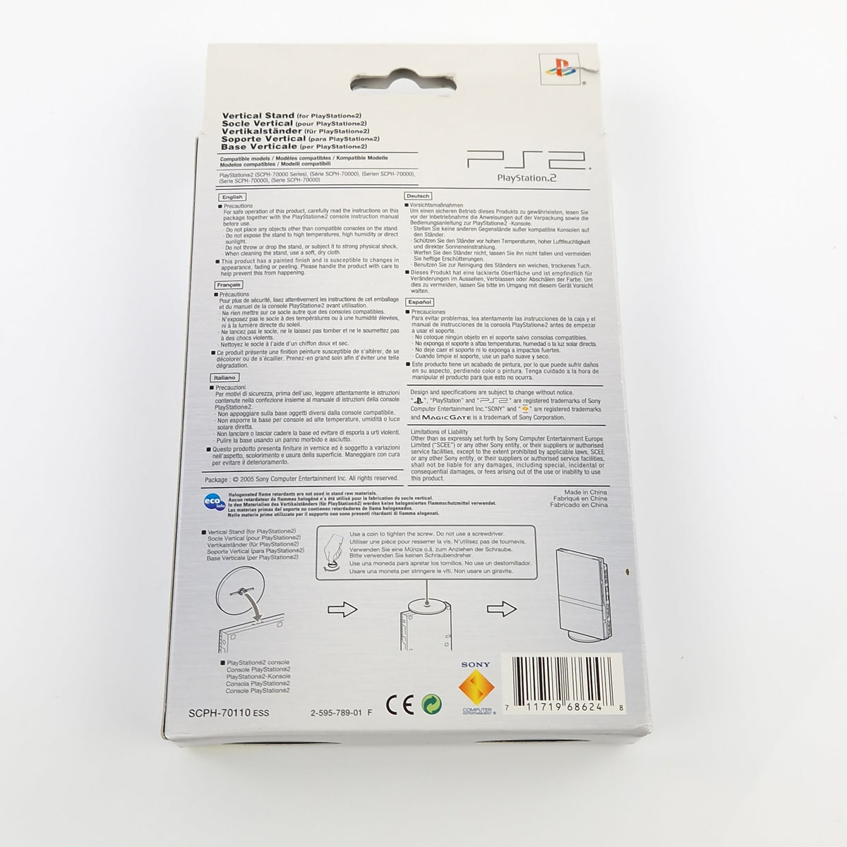Playstation 2 Zubehör – Vertical Stand SCPH-70000 OVP