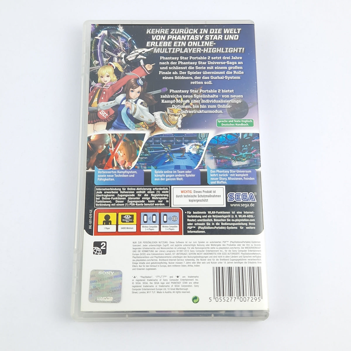 Playstation Portable Spiel – Phantasy Star 2 OVP PAL
