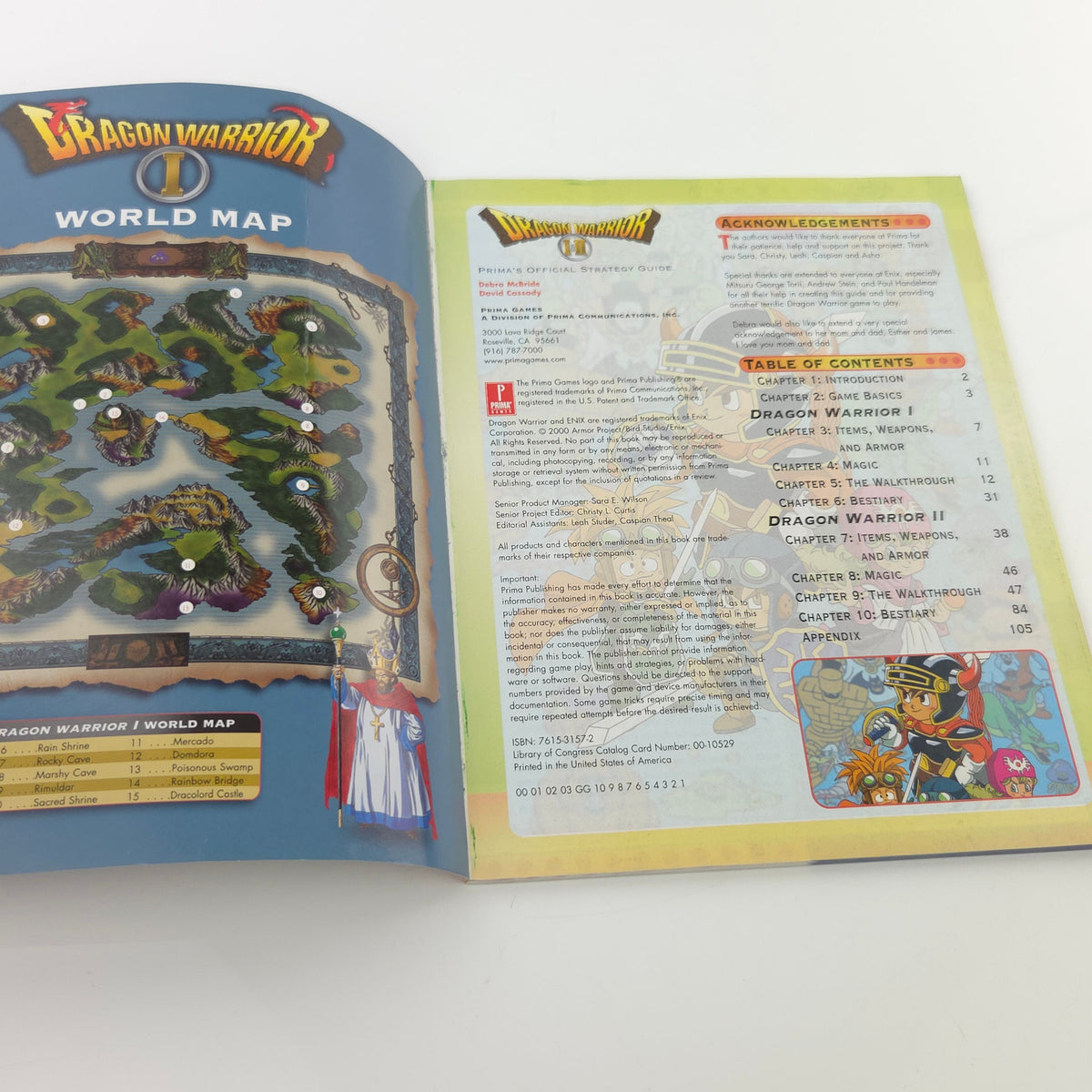 Nintendo Gameboy Color Buch – Dragon Warrior I II Guide