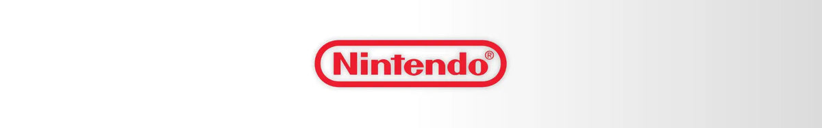 Rotes Nintendo-Logo mit weißer Beschriftung in einem abgerundeten rechteckigen Rahmen.