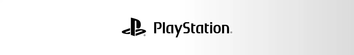 Schwarzes PlayStation-Logo mit stilisiertem ’p’-Emblem und begleitendem Text.