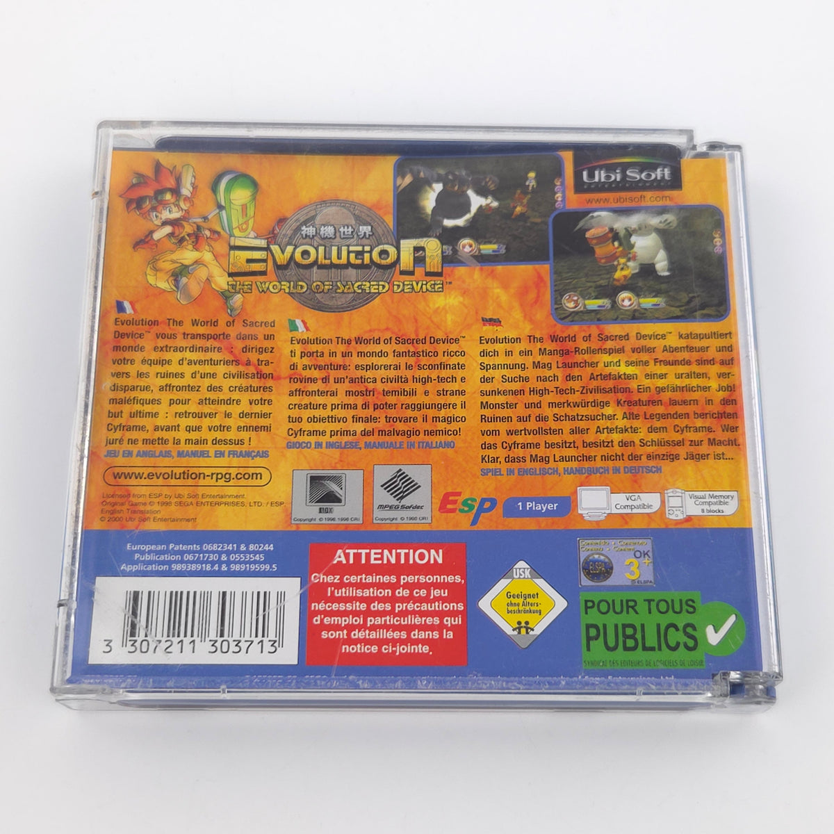 Sega Dreamcast Spiel – Evolution The World (PAL OVP)