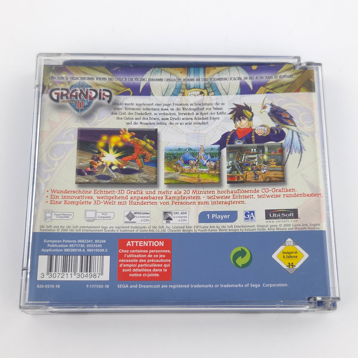 Sega Dreamcast Spiel – Grandia II (PAL OVP)
