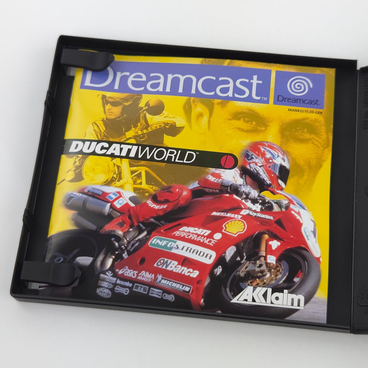 Sega Dreamcast Spiel Ducati World White Label Promo OVP