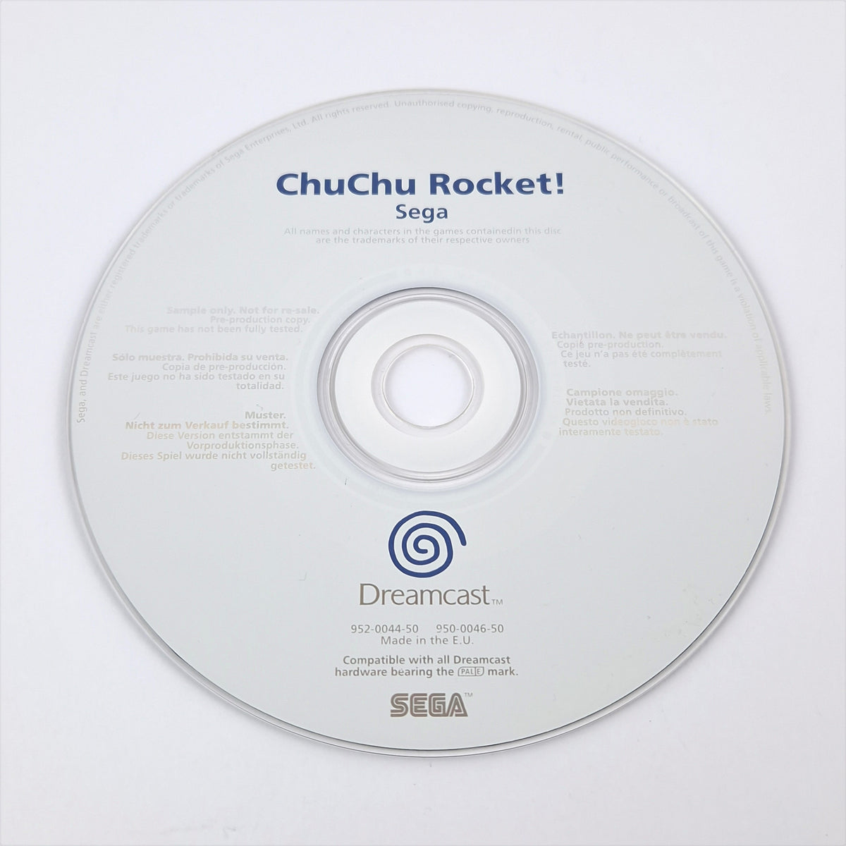 Sega Dreamcast Spiel – Chu Chu Rocket Promo CD PAL