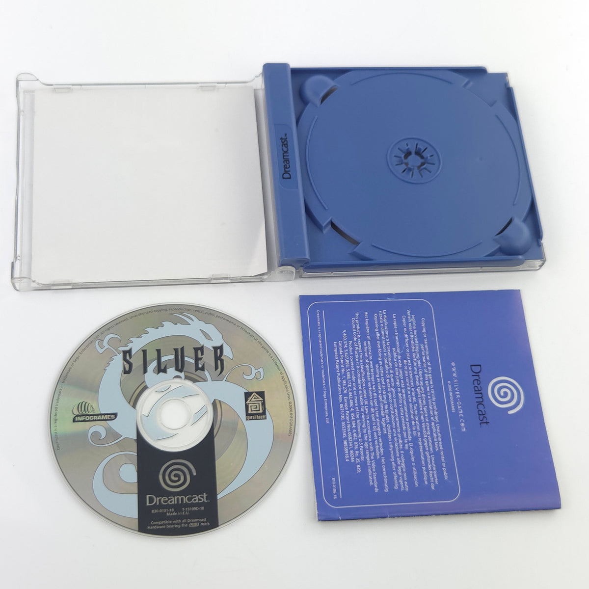 Sega Dreamcast Spiel – Silver (PAL OVP CIB)