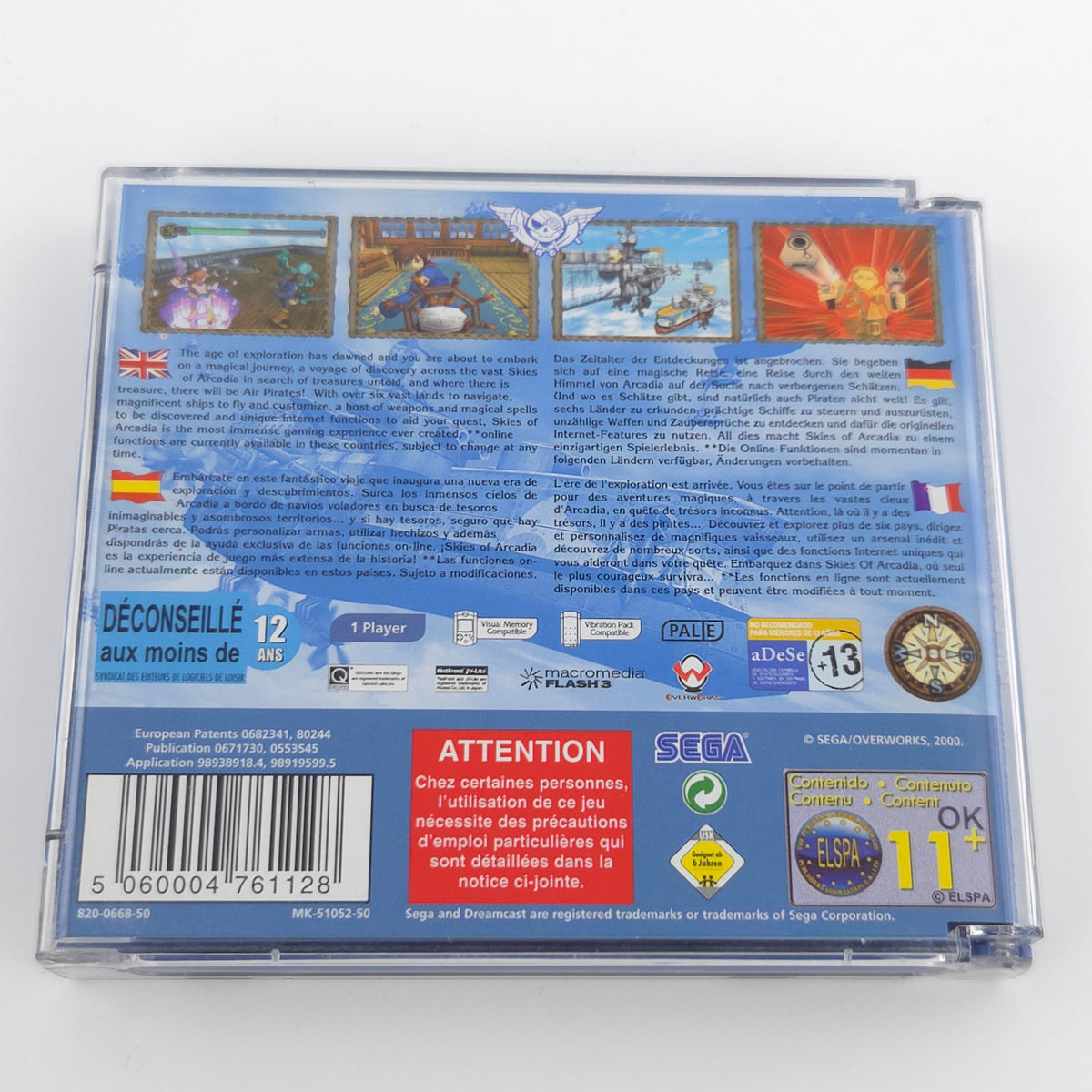 Sega Dreamcast Spiel – Skies of Arcadia (PAL OVP)