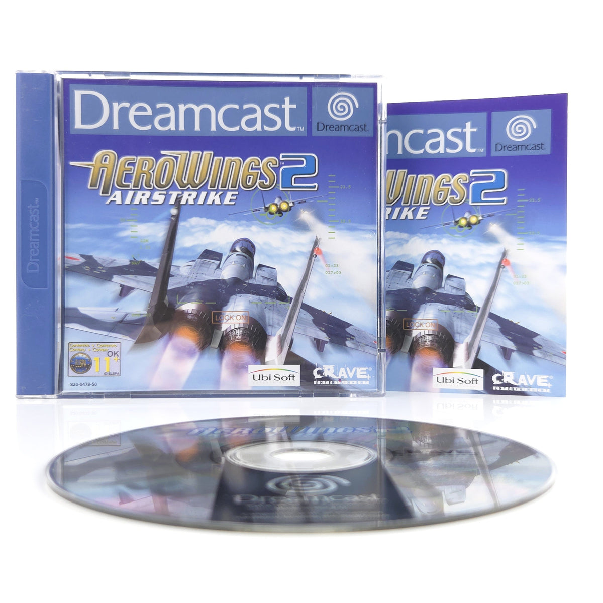 Sega Dreamcast Spiel Aero Wings 2 Airstrike OVP PAL CIB