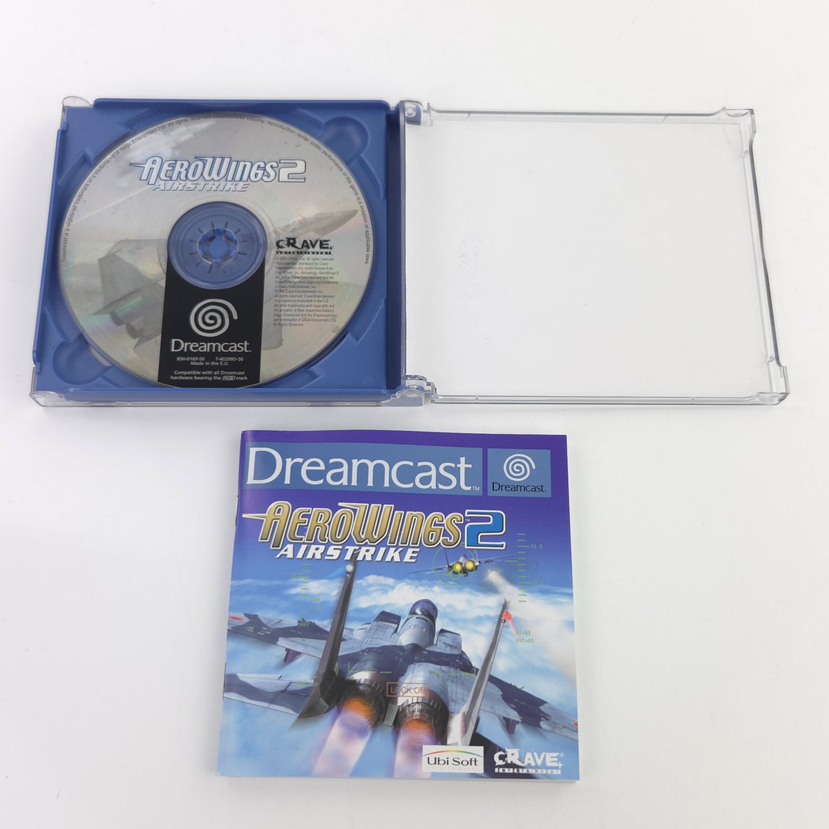 Sega Dreamcast Spiel Aero Wings 2 Airstrike OVP PAL CIB